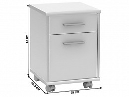 Jaina 1 ajtós, 1 fiókos komód
