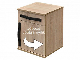 DBL éjjeliszekrény, jobbos