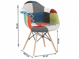 TBOO patchwork fotel