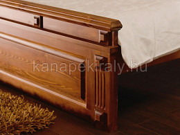 CLNA-90 tömör fenyő ágykeret 90x200