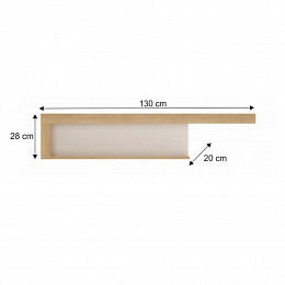 Lea polc 130 cm