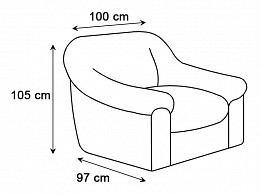 Nevada 3-2-1 ágyazható szövet ülőgarnitúra