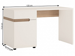 Lyna PC asztal, 125 cm