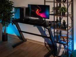 JDS-120 fémvázas gamer számítógépasztal, 120 cm