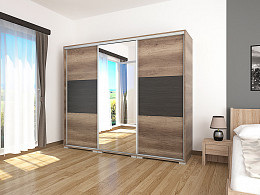 LX-239 tolóajtós gardróbszekrény 239 cm