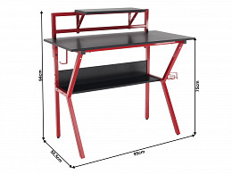 TAB-59 fémvázas gamer számítógépasztal, 95 cm