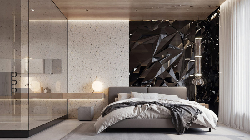 200 m2 luxus egy felhőkarcolóban, 4 szinten