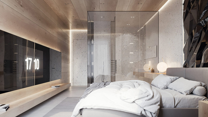 200 m2 luxus egy felhőkarcolóban, 4 szinten