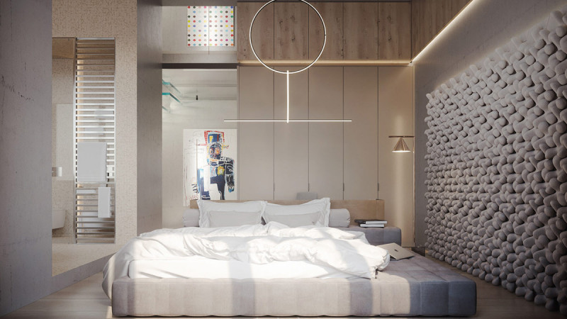 200 m2 luxus egy felhőkarcolóban, 4 szinten
