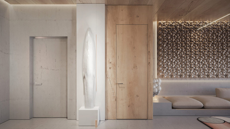 200 m2 luxus egy felhőkarcolóban, 4 szinten