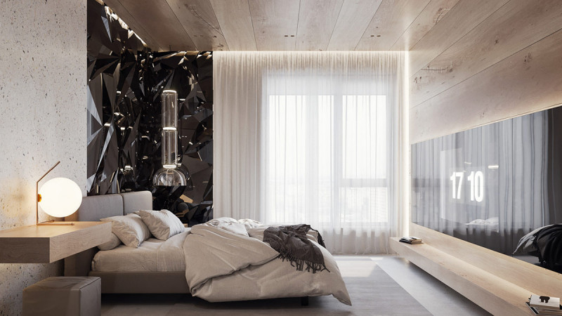 200 m2 luxus egy felhőkarcolóban, 4 szinten