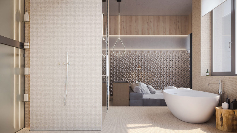 200 m2 luxus egy felhőkarcolóban, 4 szinten