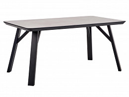 HLFX-160 fix acél vázas étkezőasztal, 160 cm