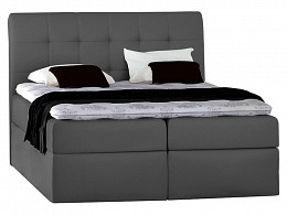 TYP50 boxspring ágyneműtartós kárpitozott rugós matracos franciaágy 160x200