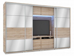MRR-318 TV-s tolóajtós gardróbszekrény 318 cm