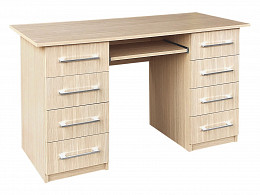BRD-130 8 fiókos számítógépasztal, 130 cm