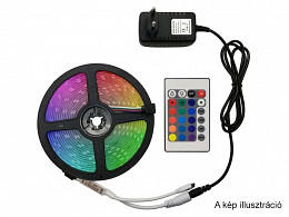 LDM-4 RGB LED szalag távirányítóval 155 cm