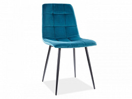 Fix fémvázas szövetkárpitozású étkezőszék
