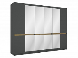 BSS-270 tükrös gardróbszekrény RGB LED világítással 270 cm