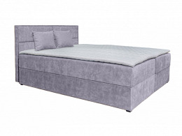 Aramis ágyneműtartós kárpitozott boxspring ágy 160x200