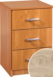 Komód 3 fiók K-4033S - Endgrain tölgy