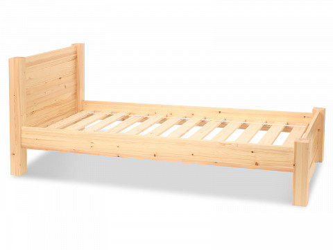 VNS-90 tömör fenyő ágykeret 90x200