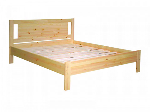 JNK-90 tömör fenyő ágykeret 90x200
