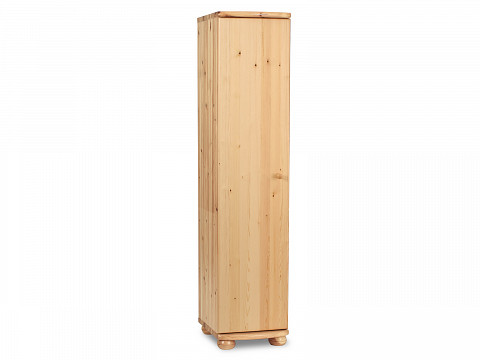 CLDI tömör fenyő akasztós szekrény 62 cm mély, balos