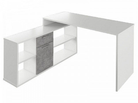 NEO-135 univerzálisan szerelhető sarok számítógépasztal, 135 cm