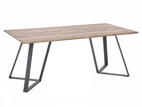 CLGA-180 fix acélvázas étkezőasztal, 180 cm