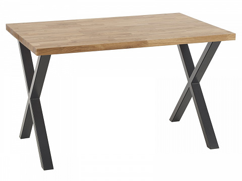 APX-140 fix étkezőasztal tömör tölgyfából, 140 cm