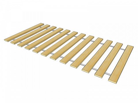 ETSB-100 tömör lucfenyő 12 léces ágyborda 100x200