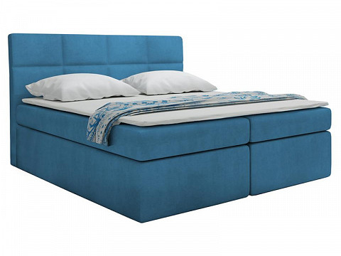 TYP57 boxspring ágyneműtartós kárpitozott bonellrugós matracos franciaágy 140x200