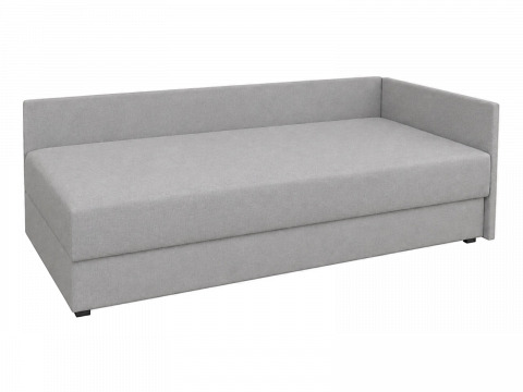 Fontana rugós heverő ágyneműtartóval 90x190, jobbos