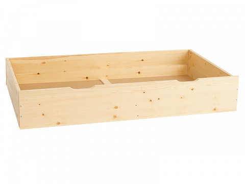 EVA tömör fenyő 30 cm magas 3/4-es ágyneműtartó