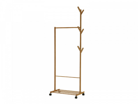 Vikir 1 kerekes ruhaakasztó, natúr