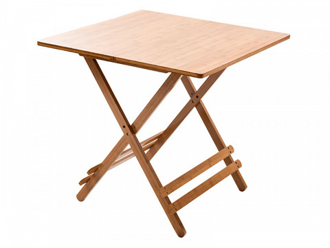 DENC összecsukható bambusz étkezőasztal, 58 cm