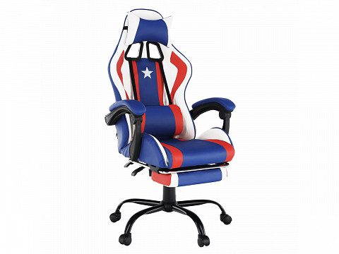 CPTI ergonómiai kialakítású állítható háttámlás lábtartós gamer irodai forgószék