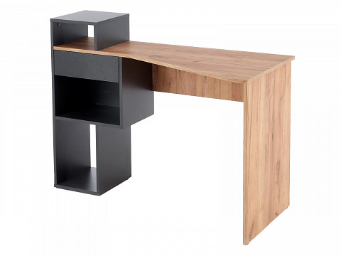 CNTI-122 polcos fiókos íróasztal, 122 cm