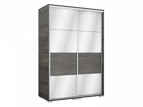 MRR-140 tükrös tolóajtós gardróbszekrény 140 cm