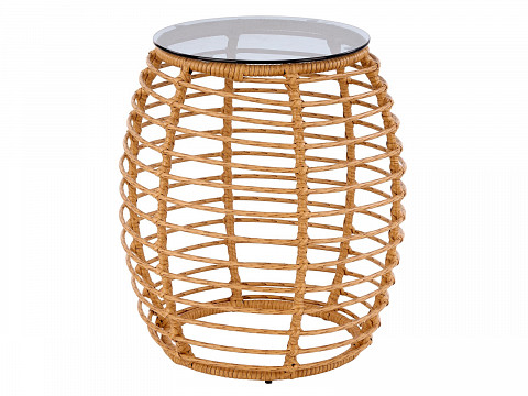 BRR rattan dohányzóasztal
