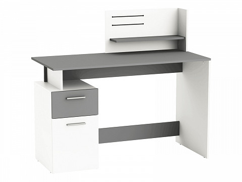 PLT-120 fiókos polcos íróasztal, 121 cm