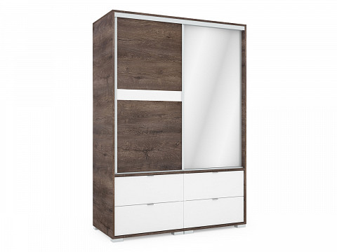 CZR-140 tükrös tolóajtós gardróbszekrény 140 cm