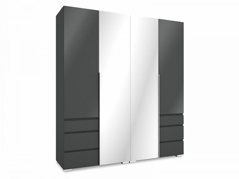 Silver MF tükrös gardróbszekrény 180 cm