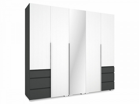 Silver 1 tükrös gardróbszekrény 225 cm
