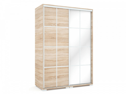 Rock 1 tükrös tolóajtós gardróbszekrény 140 cm