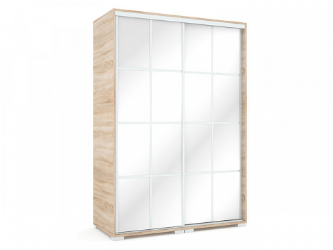 Rock 2 tükrös tolóajtós gardróbszekrény 140 cm