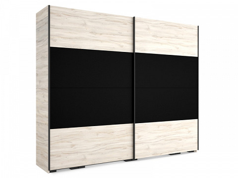 Malibu sávos tolóajtós gardróbszekrény 254 cm