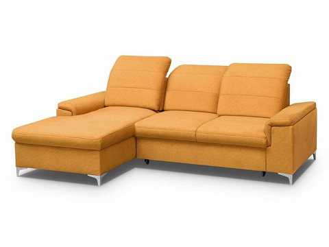 Bergamo Mini ágyneműtartós ággyá alakítható sarokkanapé, balos