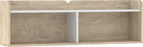 Dolce fali polc D - Endgrain tölgy - Fehér